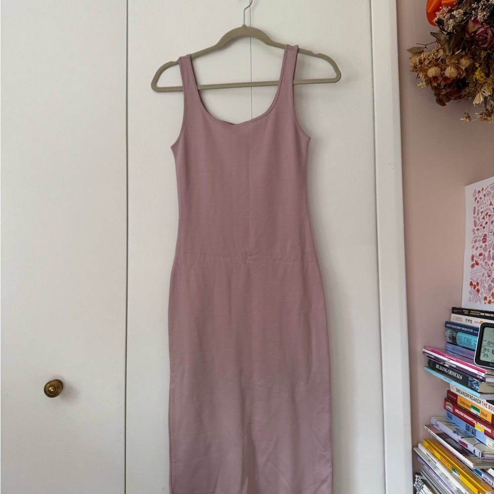 Elegant Mauve Sleeveless Dress